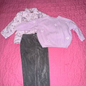 Set of 3 jacket, sweater and legging